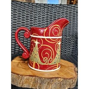 DEMDACO Winter Carols BEAUTIFUL Christmas Large Water Pitcher